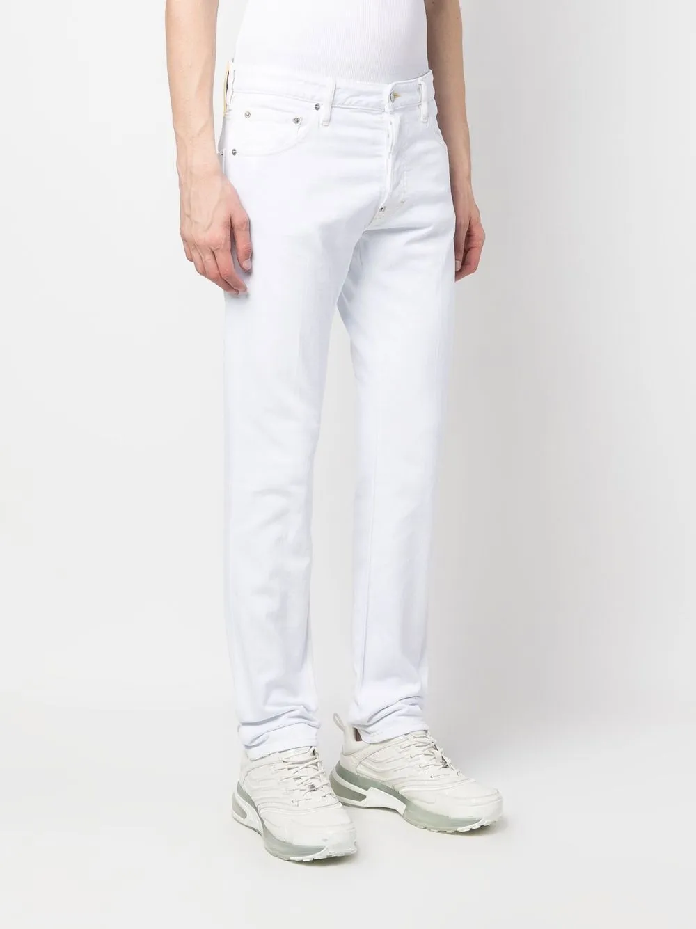 Shop Dsquared2 Slim-cut Jeans In White
