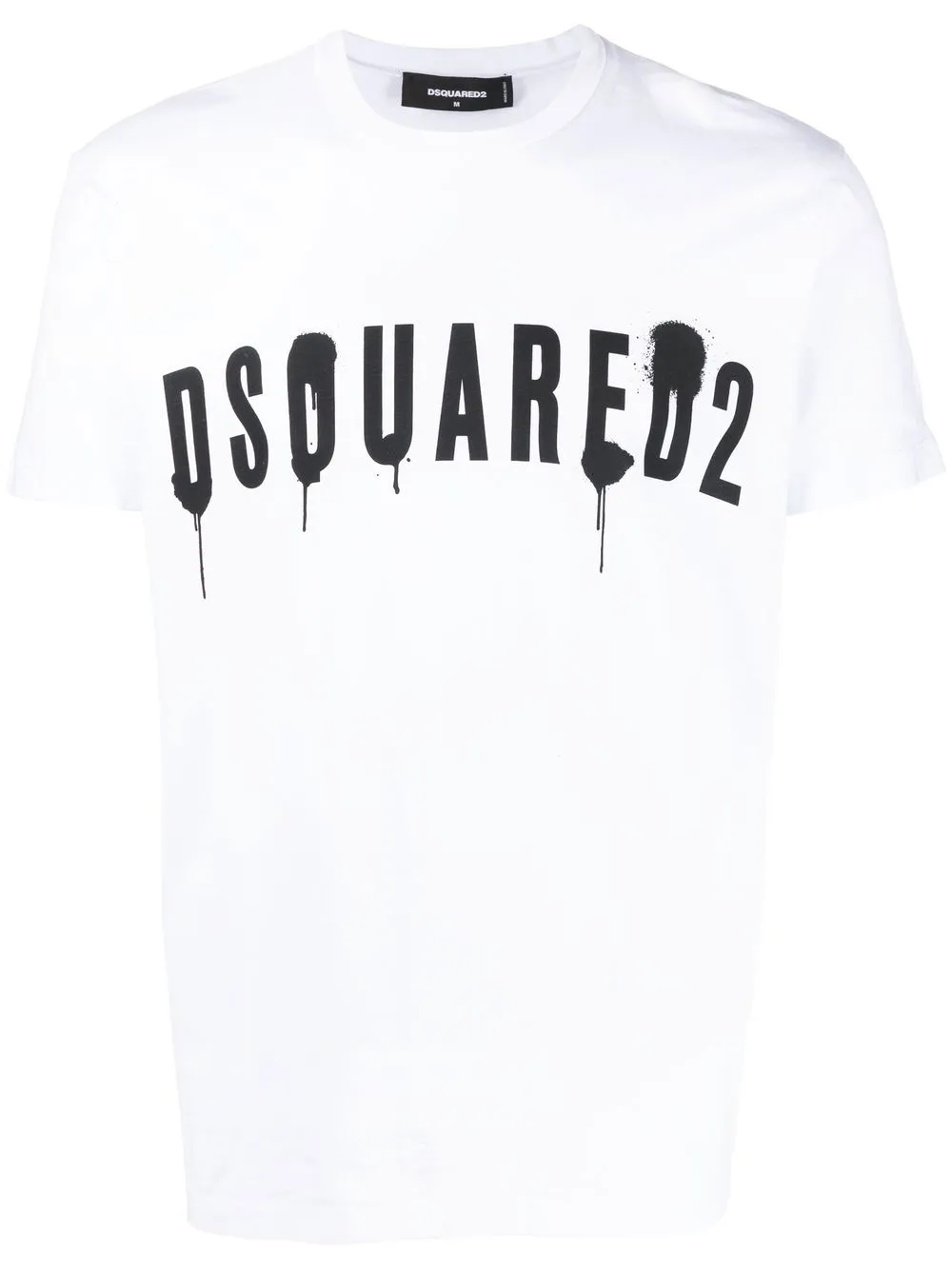 

Dsquared2 playera con logo estampado - Blanco