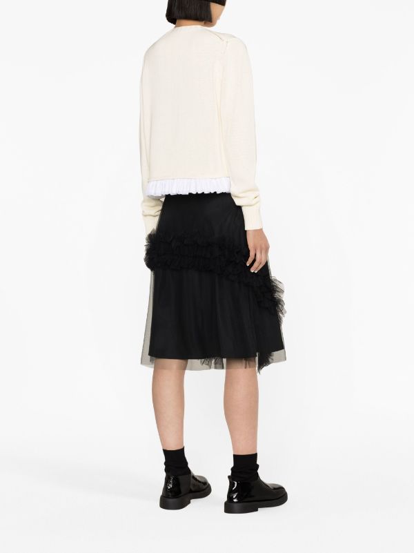 Plumetis tulle 2024 skirt zara