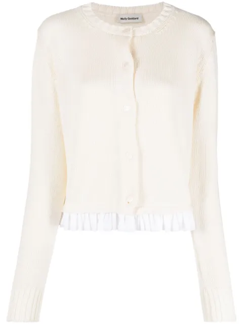 Molly Goddard Sabine ruffle-trim cardigan