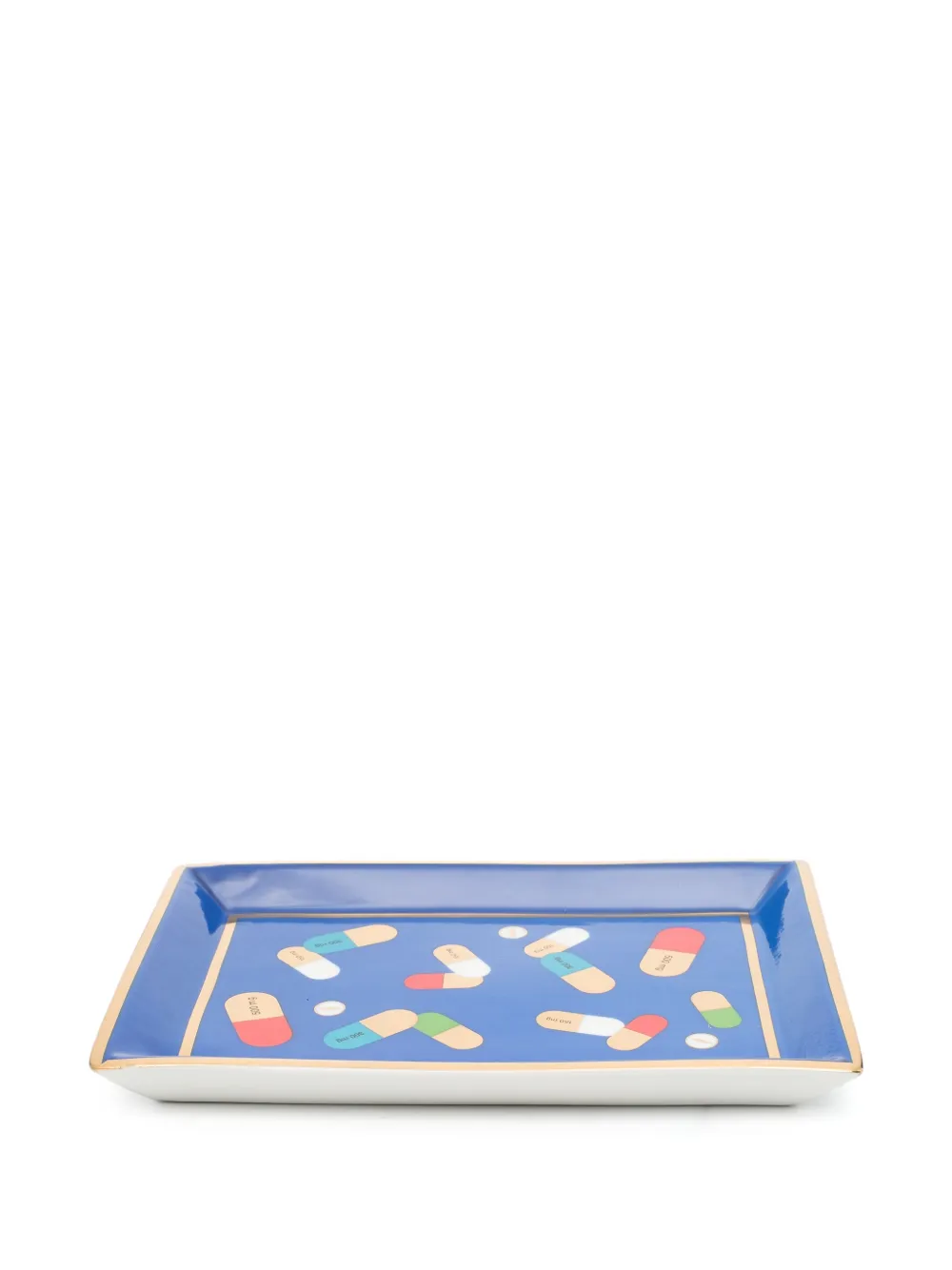 Jonathan Adler Rechthoekig dienblad - Blauw