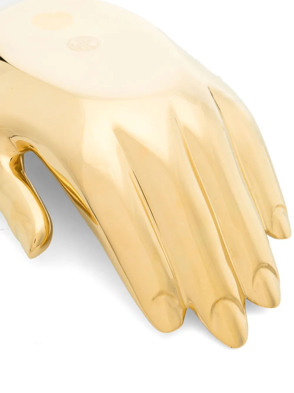 Jonathan Adler Brass Hand-shaped Bowl In Gold