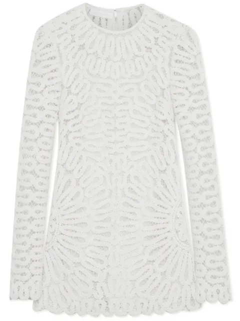 Simkhai Mccall cage crochet mini dress