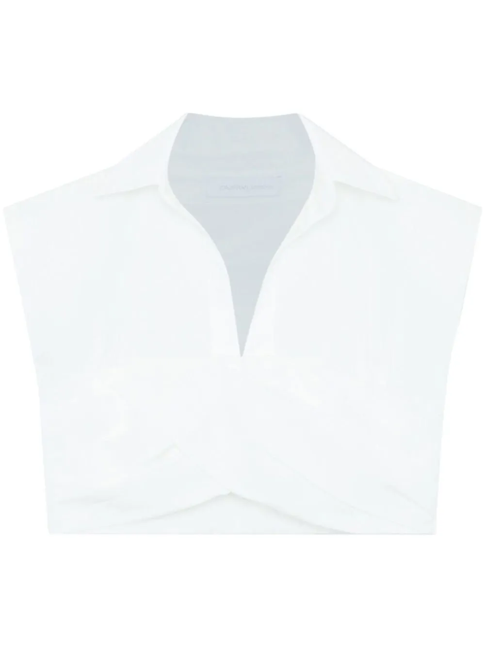 

Simkhai Emie draped shirt - White