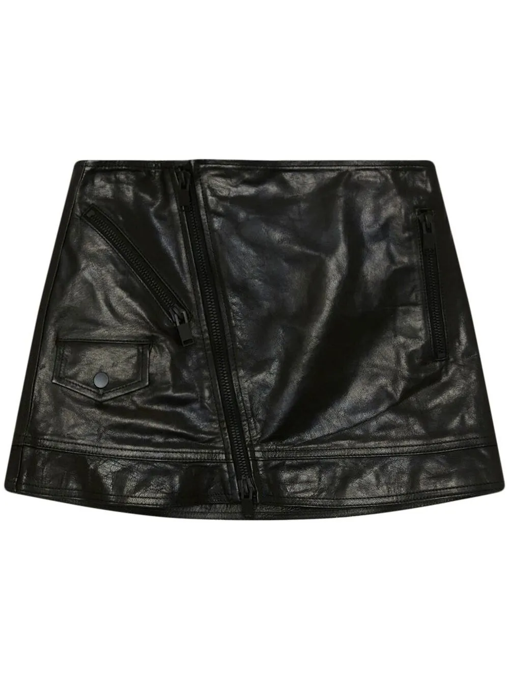 

Simkhai Hannah faux-leather mini skirt - Black