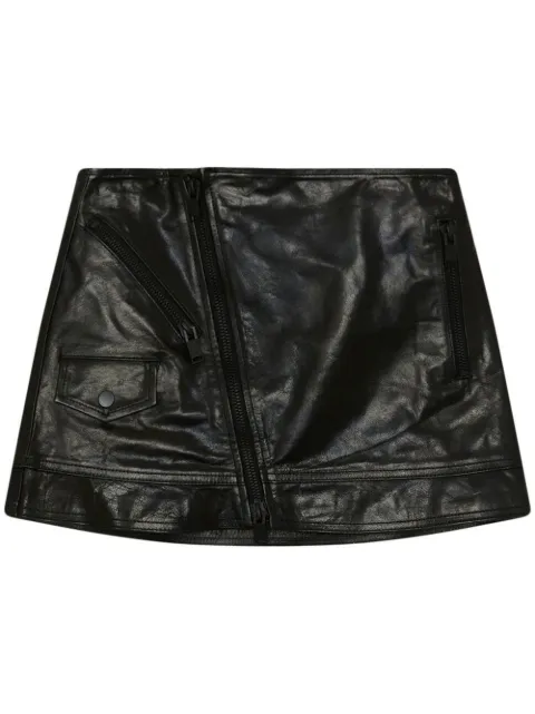 Simkhai Hannah faux-leather mini skirt 