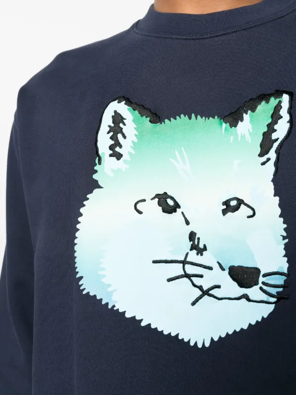 Maison kitsune hotsell fox head pullover