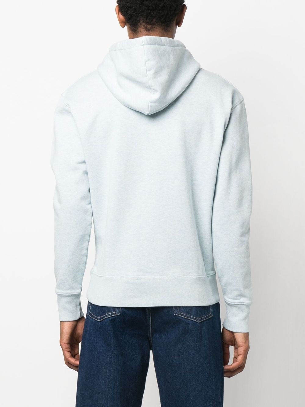 Maison Kitsuné Grey Fox Head-patch Hoodie - Farfetch