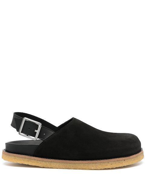 VINNY'S strapped suede mules