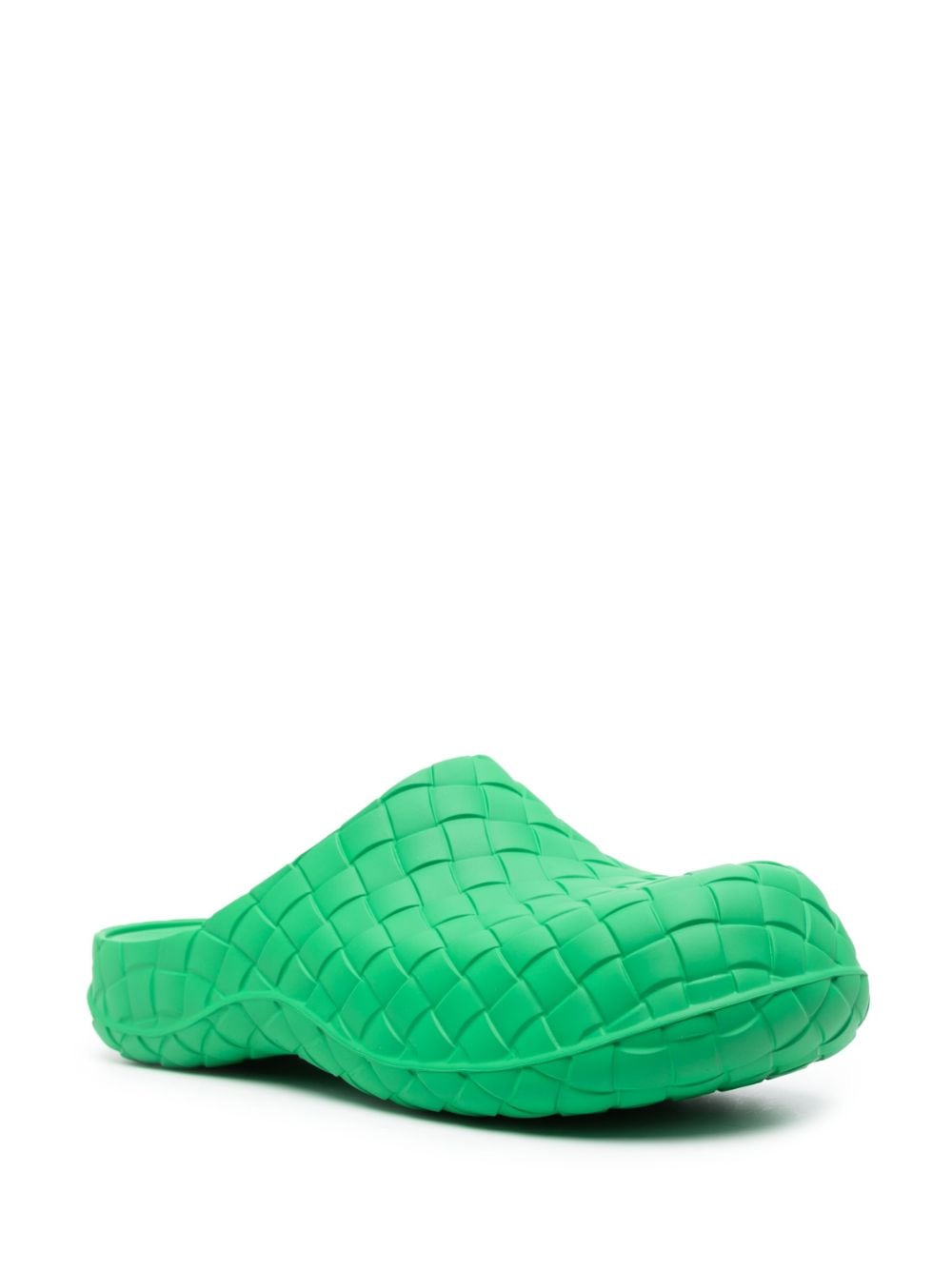 Bottega Veneta Beebee Clog slippers met ronde neus - Groen