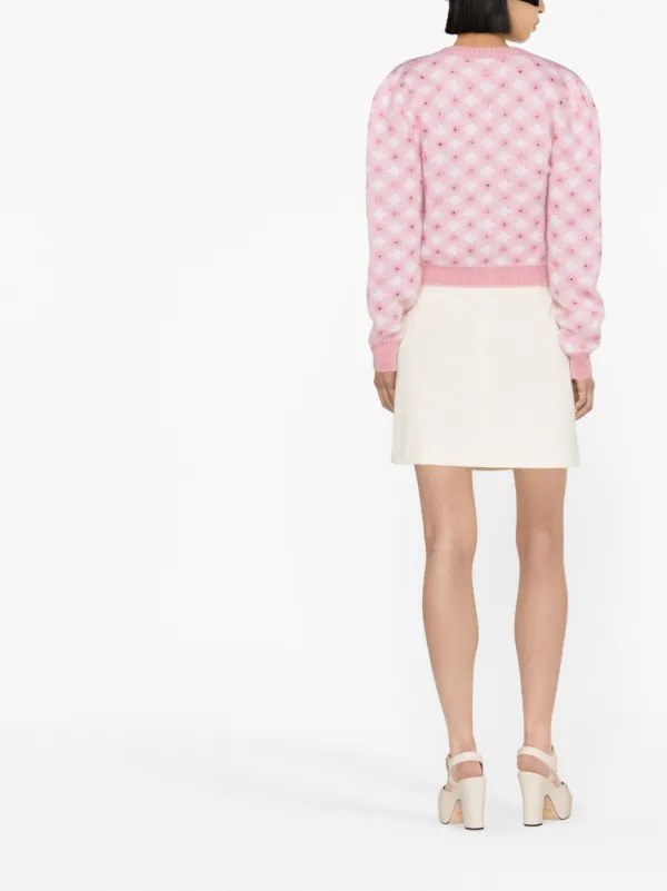 アウターその他 ALESSANDRA RICH Women Outer FABX3538F4250 1815 Pink Cropped tweed jacket in pink - Alessandra Rich | Mytheresa