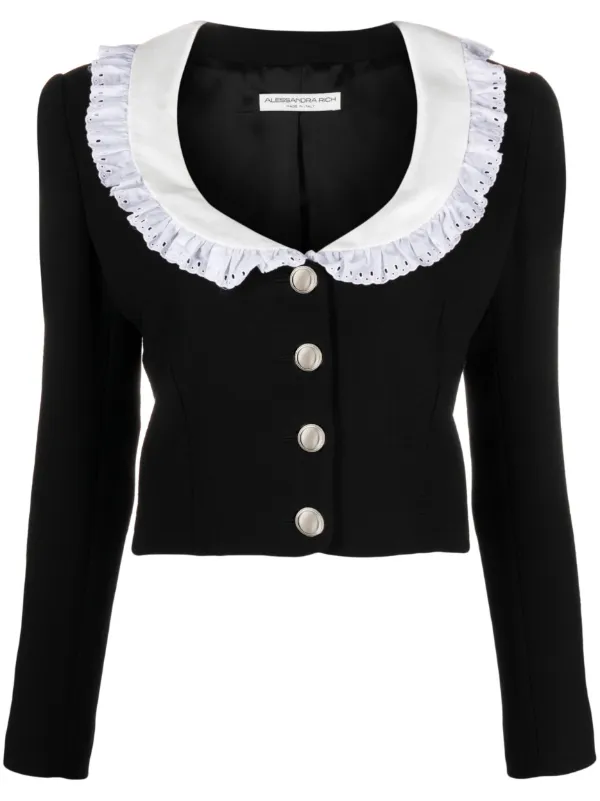 ジャケット ALESSANDRA RICH Giacca Alessandra Rich Jacket - Size 42 FR