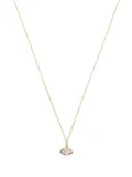 Sydney Evan 14kt yellow gold Marquise Eye diamond necklace