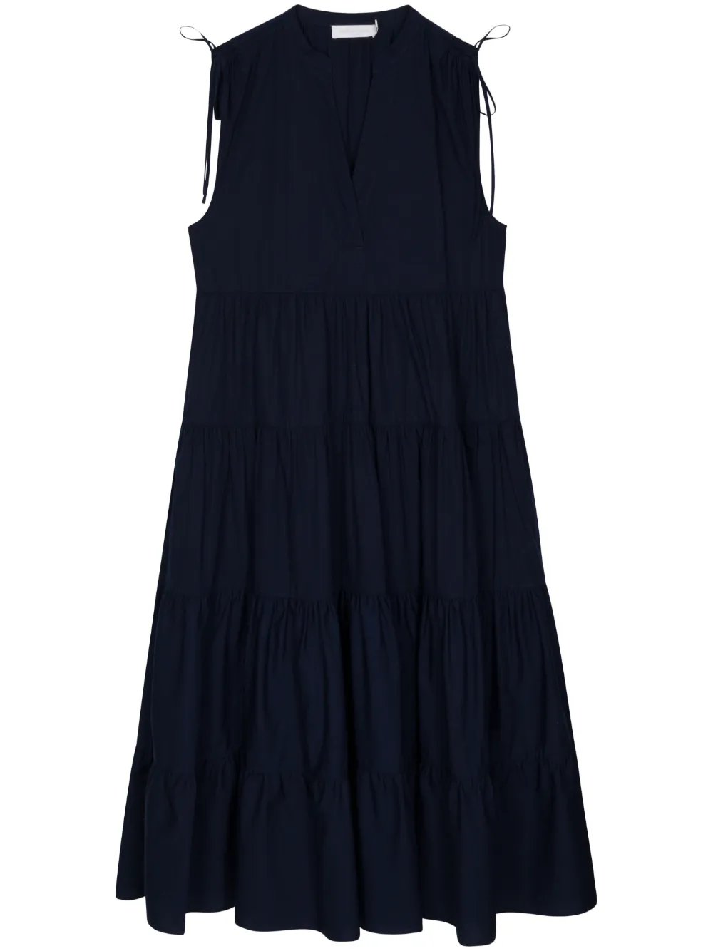 Atlanta tiered cotton midi dress