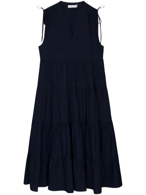 Simkhai Standard Atlanta tiered cotton midi dress