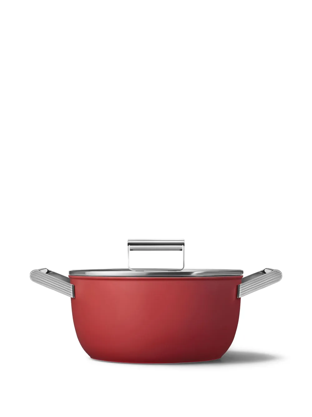 Smeg metal-handle casserole | Red | Image 1