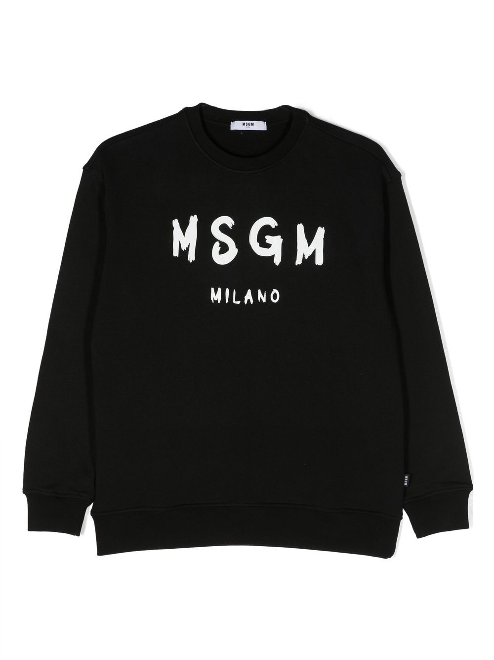 MSGM LOGO-PRINT COTTON SWEATER