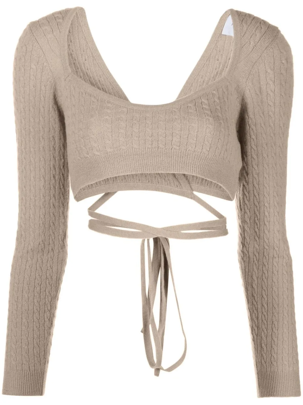 Patou Cropped top PARCHMENT