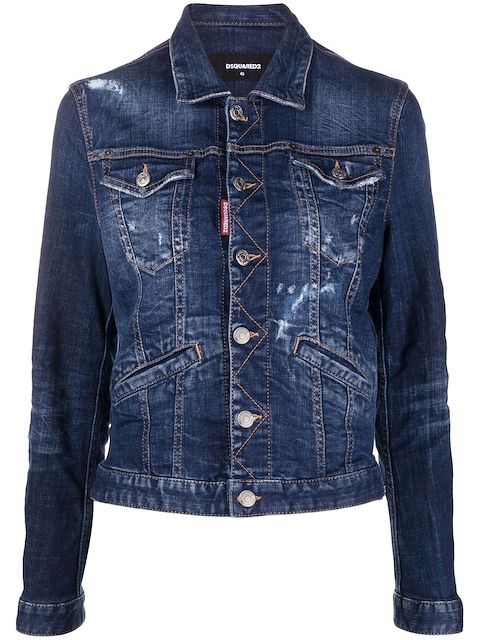 Dsquared2 Icon-print detail denim jacket