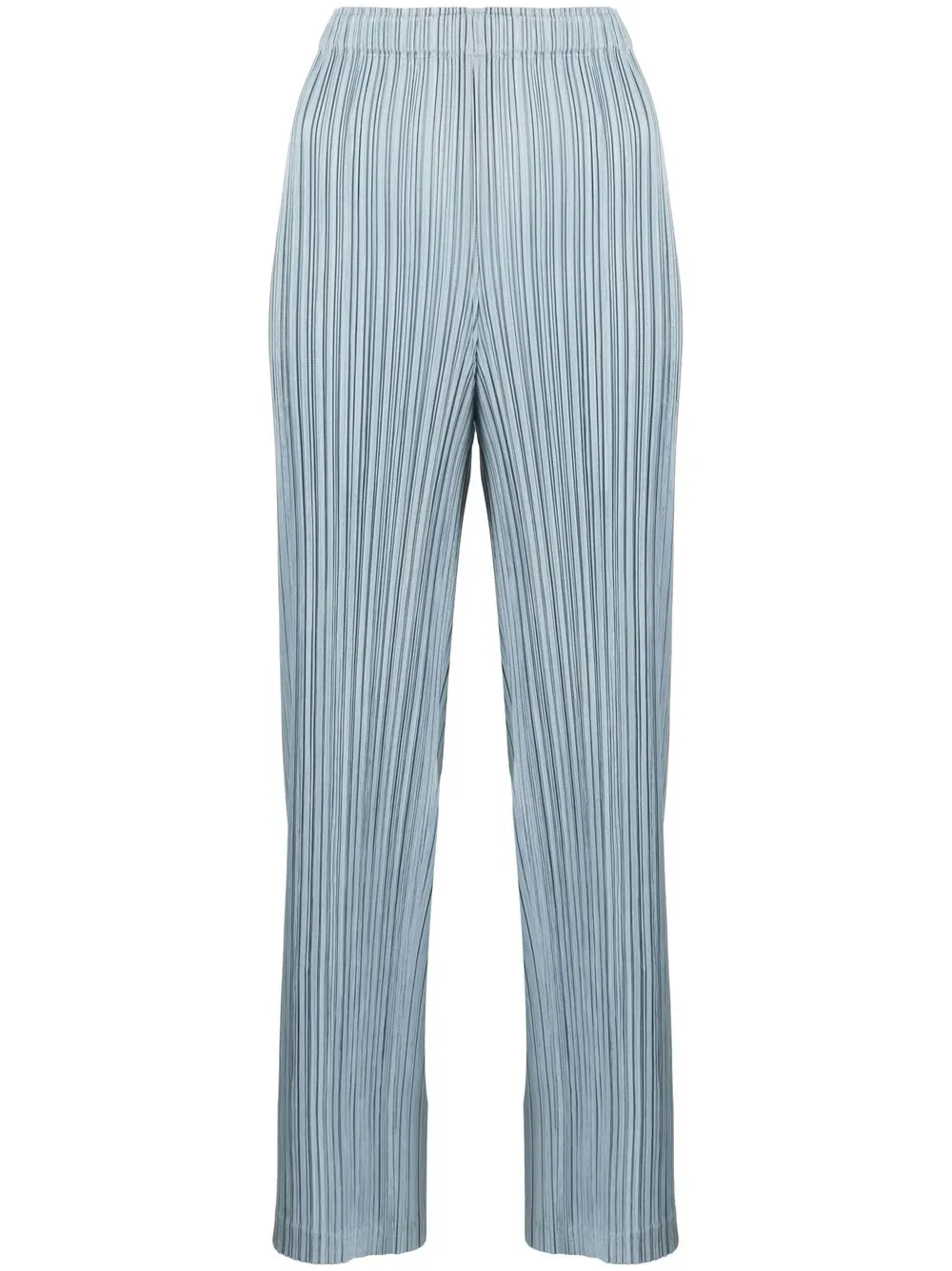 

Pleats Please Issey Miyake pantalones capri con pinzas - Azul