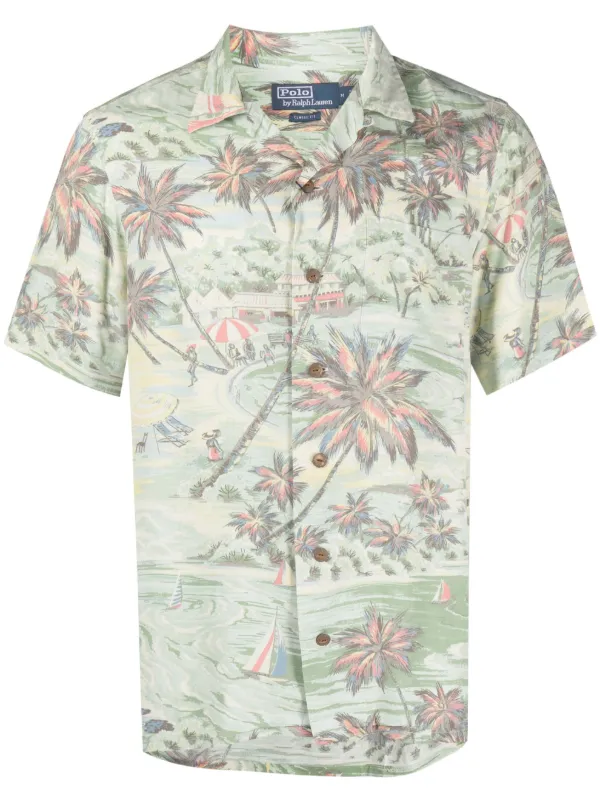 Polo Ralph Lauren Hawaiian-print short-sleeve Shirt - Farfetch