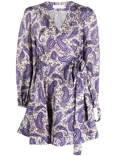 ZIMMERMANN - Devi paisley-print wrap dress