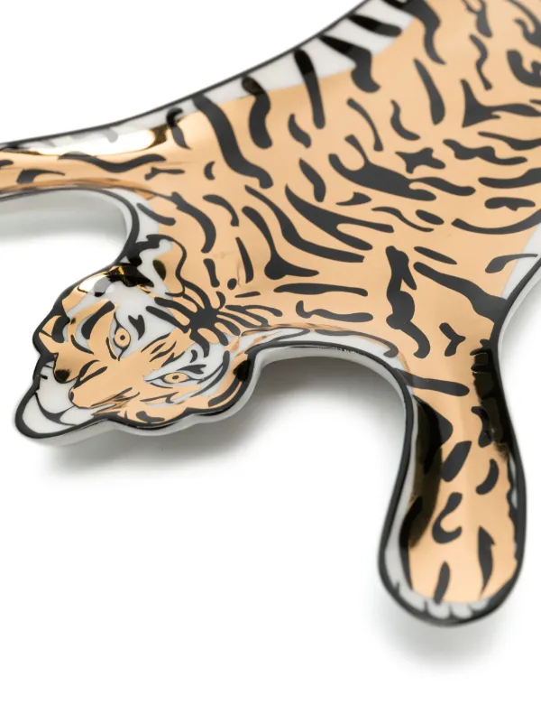 N.Y.発【新品】JONATHAN ADLER★16kGOLDトレイ[タイガー] Tiger Valet Tray – Jonathan Adler