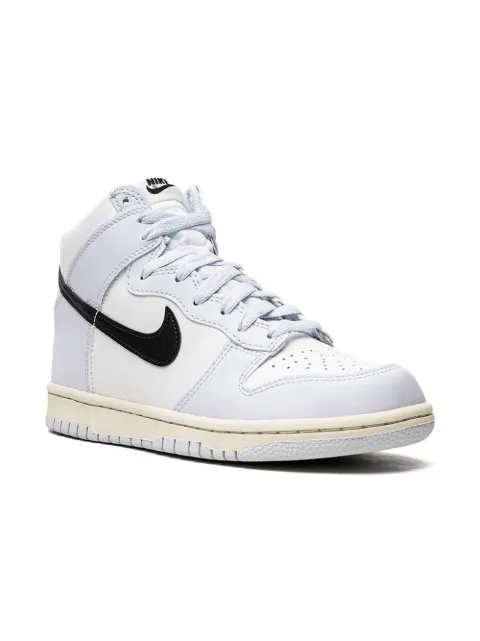 Nike Kids baskets montantes Dunk Aluminium 