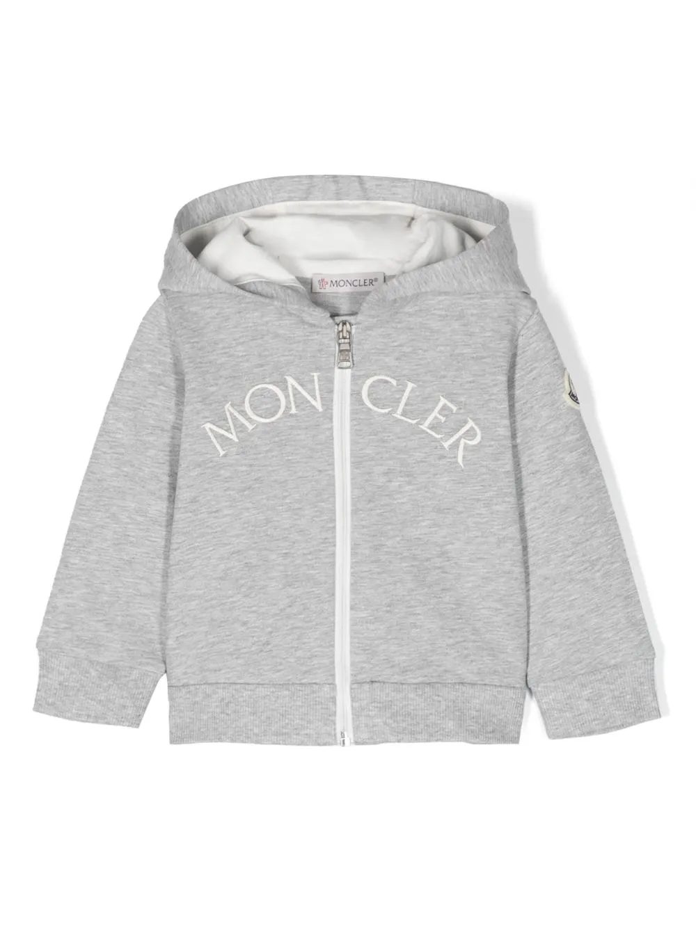 

Moncler Enfant embroidered-logo track jacket - Grey