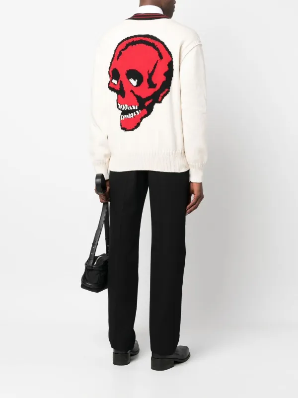 Alexander McQueen カーティガン Alexander McQueen - High collar zipped cardigan black - The