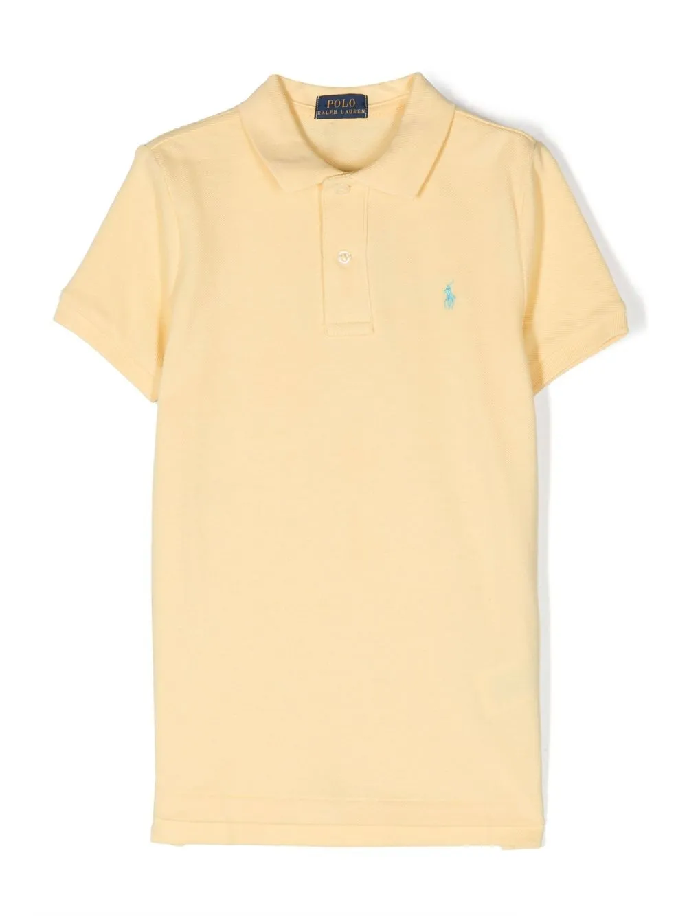 

Ralph Lauren Kids playera tipo polo con logo bordado - Amarillo