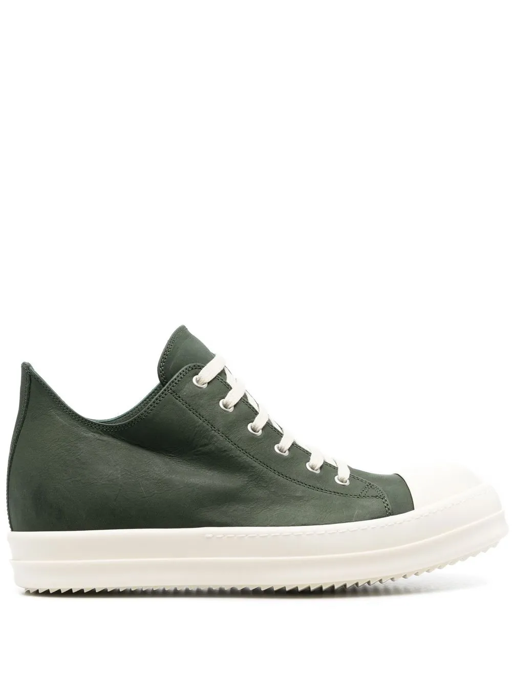 

Rick Owens tenis con agujetas - Verde