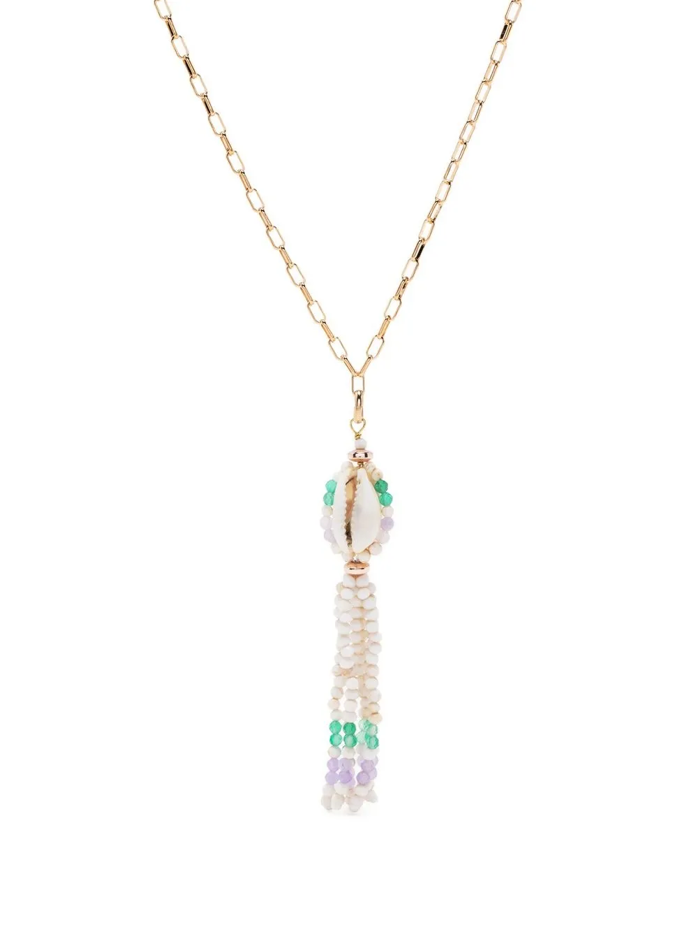 

Isabel Marant shell pendant necklace - White