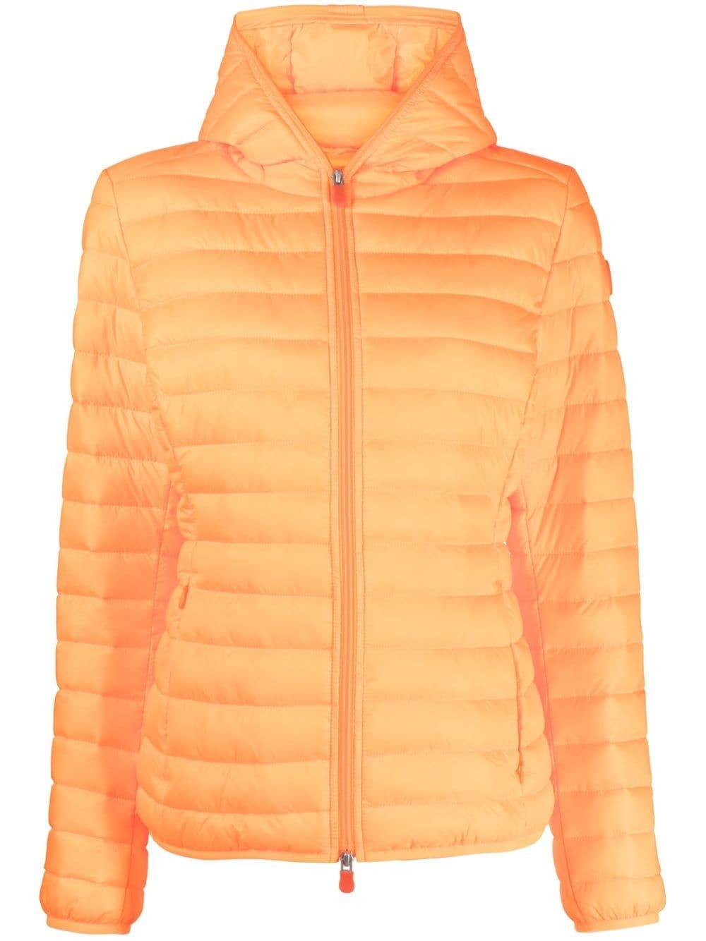 save the duck padded hooded jacket - orange
