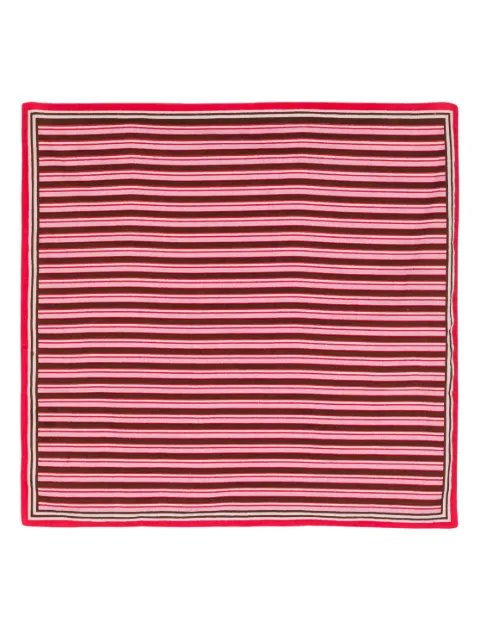 Gimaguas stripe-pattern cotton scarf