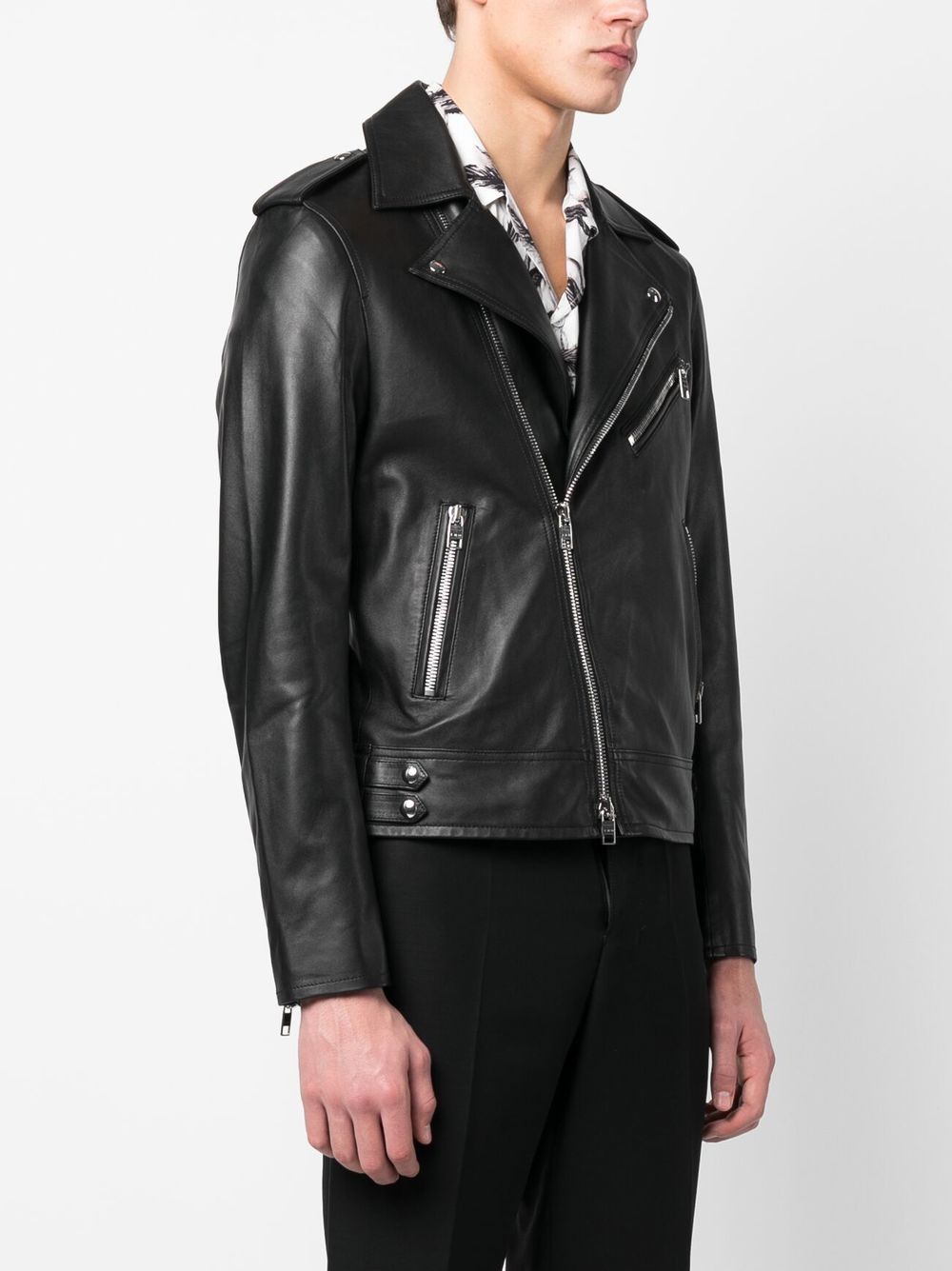 Iro Leather Biker Jacket In Black | ModeSens