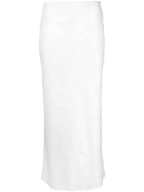 IRO Carisa long lamé skirt