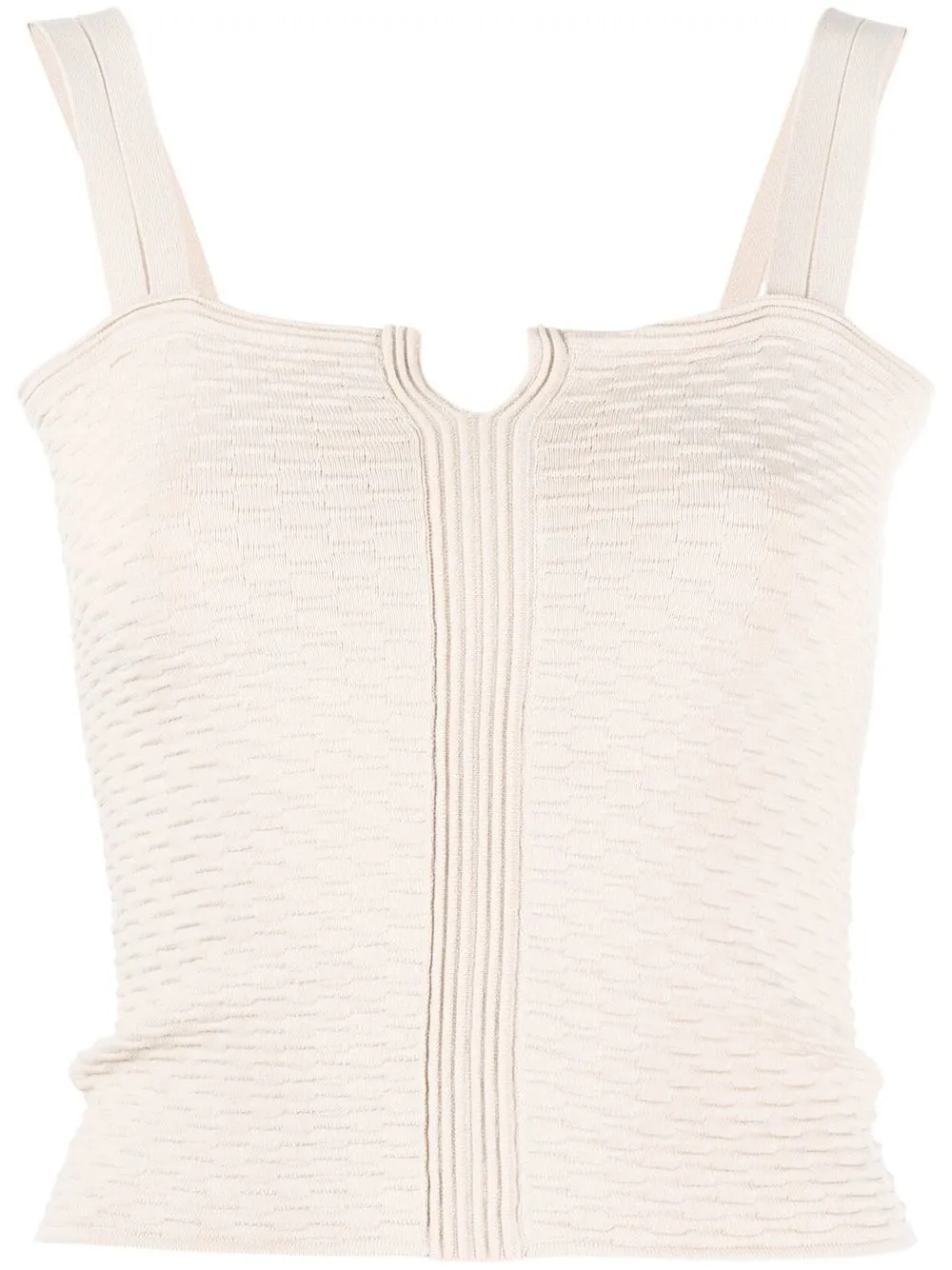 

IRO chunky-knit vest top - Neutrals