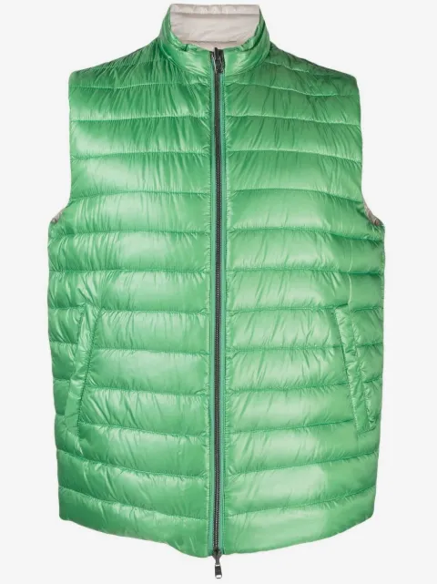 Herno quilted reversible down gilet