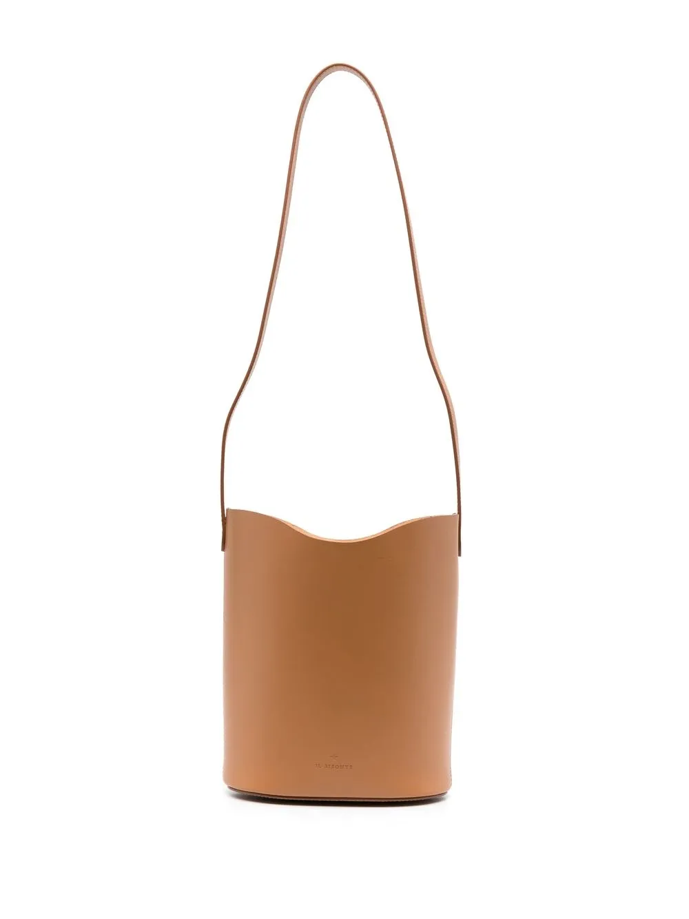 

Il Bisonte embossed-logo detail bucket bag - Brown