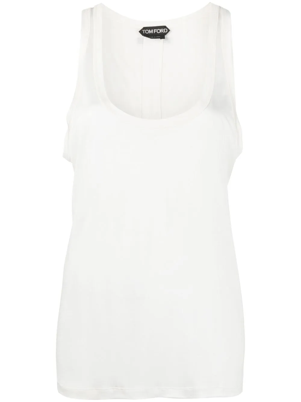 

TOM FORD sleeveless silk top - White