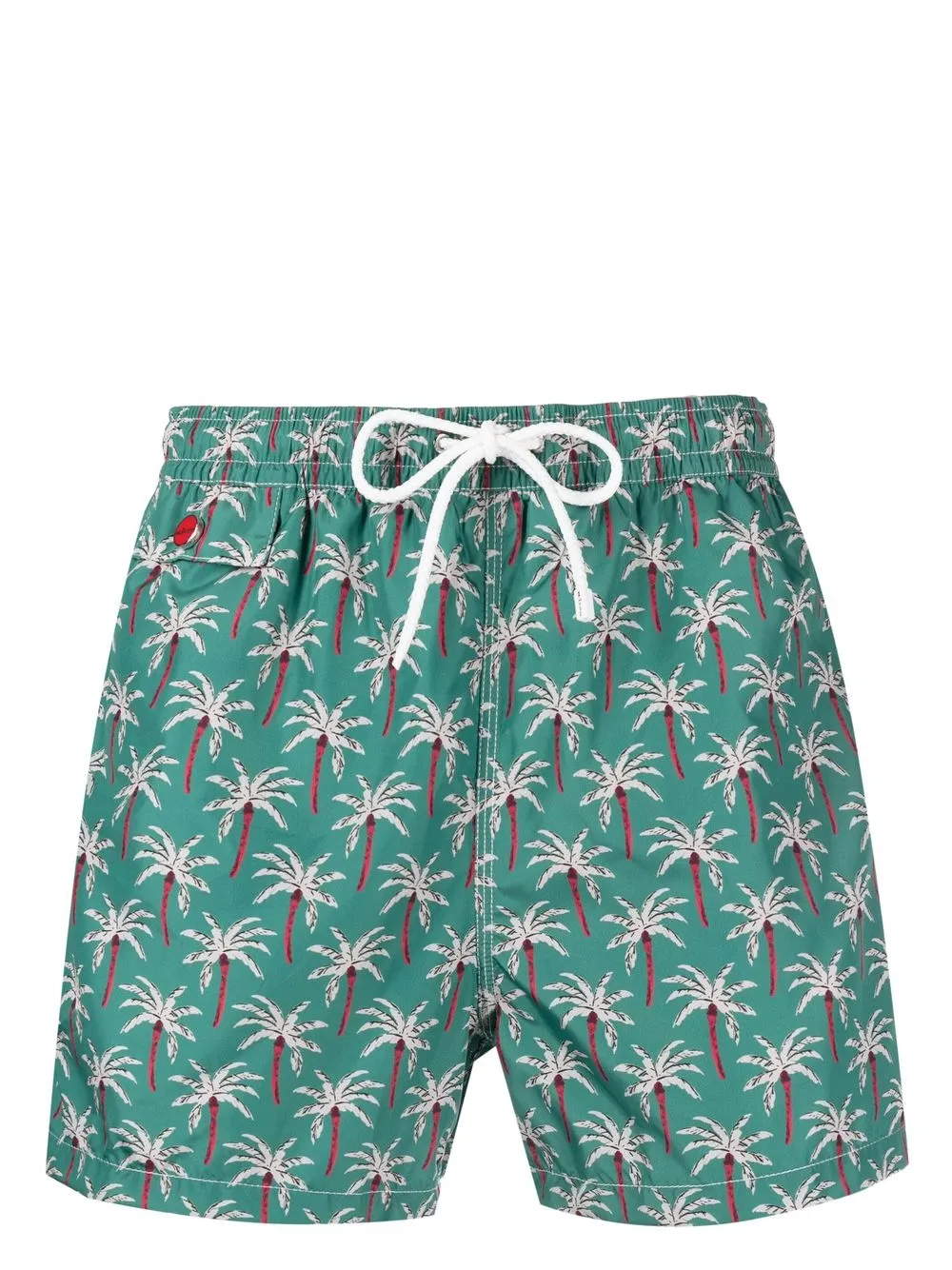 

Kiton graphic-print swim shorts - Green