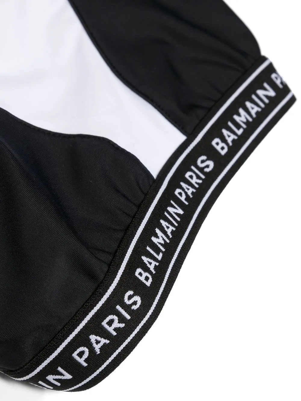 Balmain Kids Bikini met logo-afwerking - Zwart