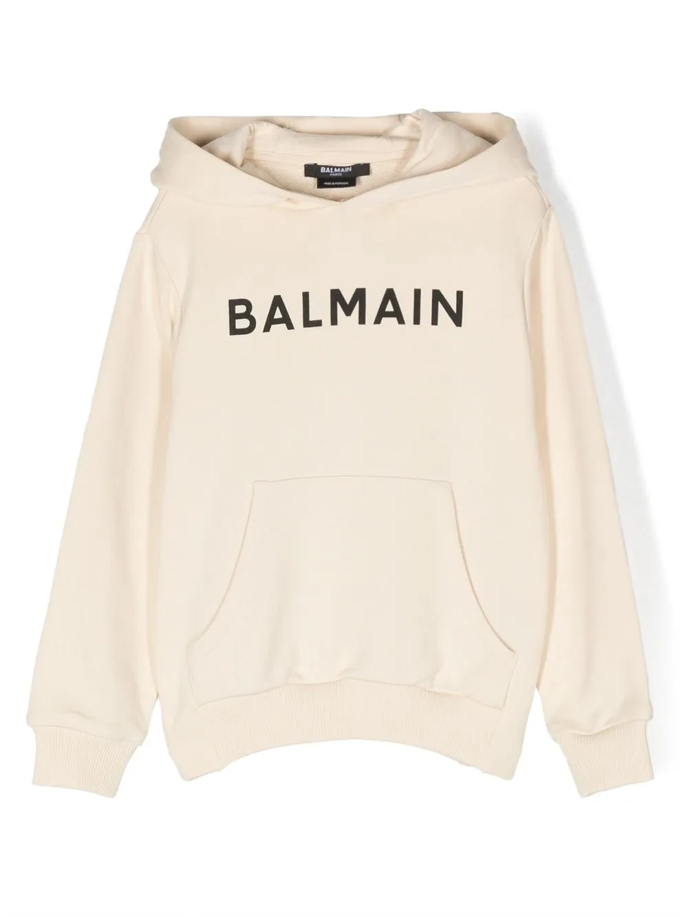 

Balmain Kids logo-print cotton hoodie - Neutrals