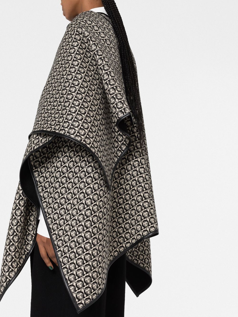 Ferragamo Gancini Reversible Wool Cape - Farfetch