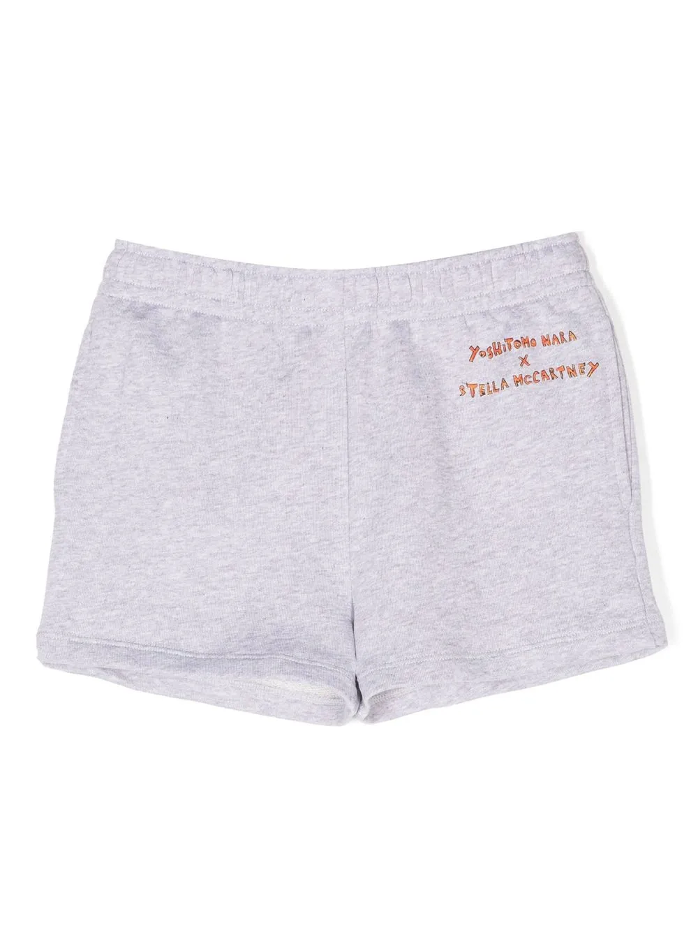 

Stella McCartney Kids x Yoshitomo Nara print jersey shorts - Grey