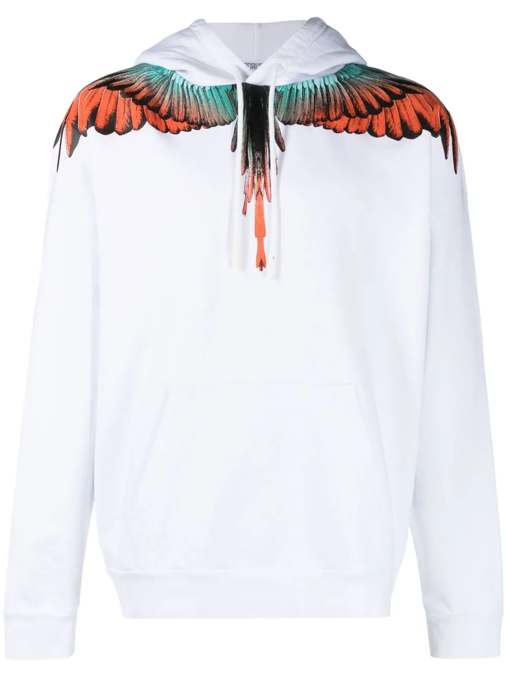 

Marcelo Burlon County of Milan wing-print organic-cotton hoodie - White