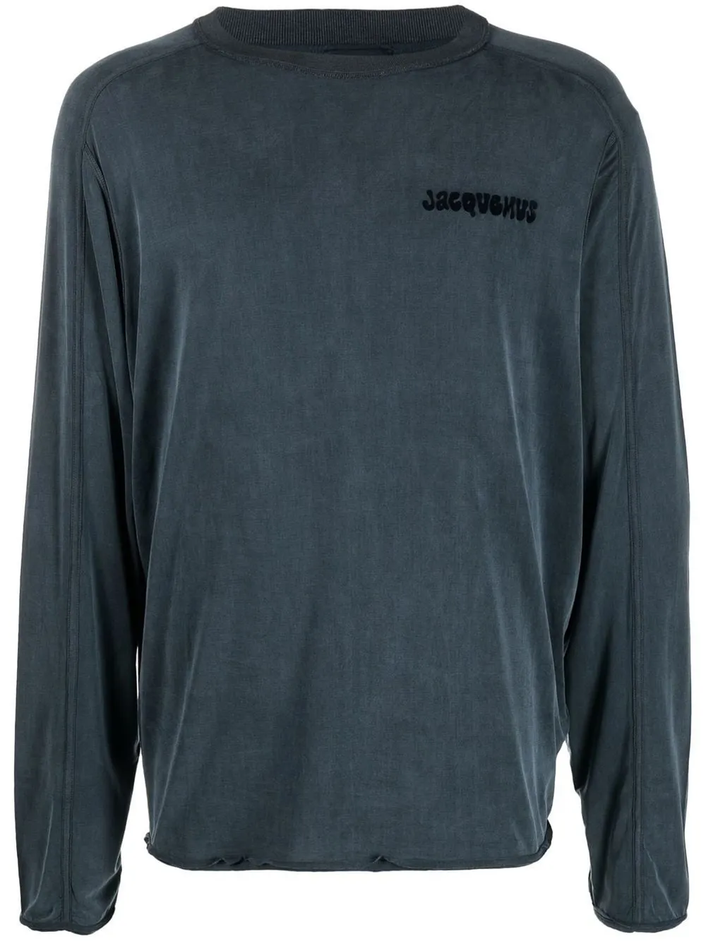 

Jacquemus playera con logo estampado - Azul