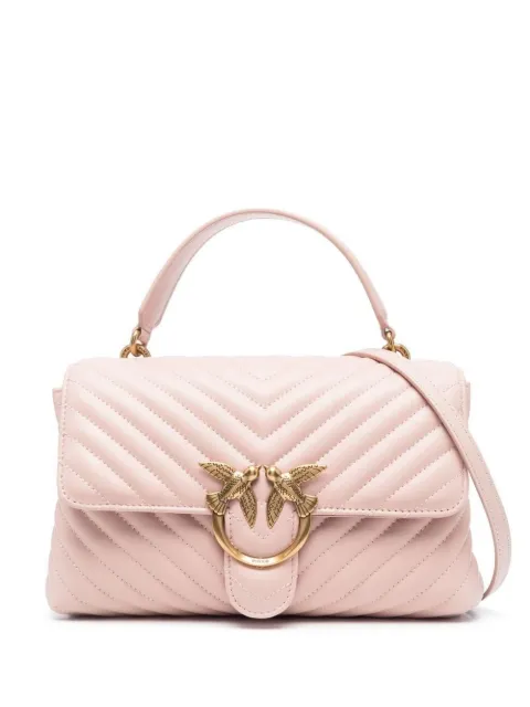 PINKO Love Birds quilted tote