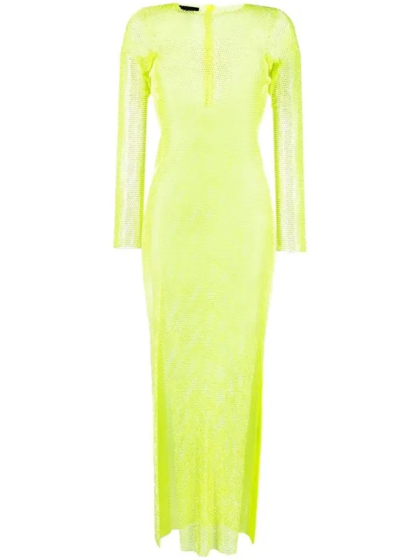 green emerald velvet dress Moara Cut Out Maxi Dress main image 0